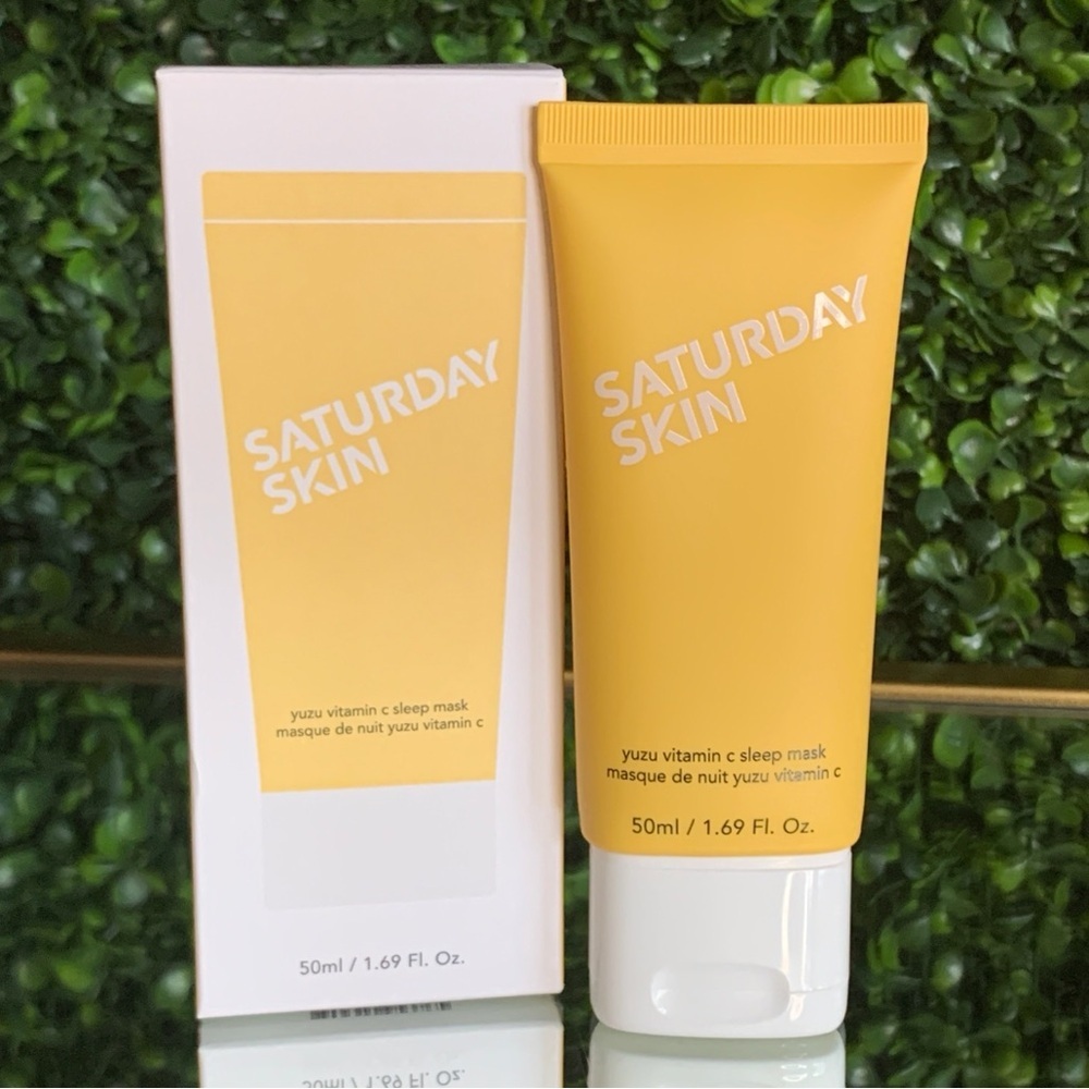 Saturday Skin Yuzu Vitamin C Sleep Mask | NEW | K-Beauty | 50mL | Sealed